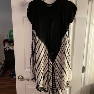 Black and white cover up or dress